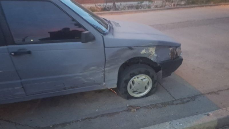 Conductor borracho en contramano chocó a un policía y terminó detenido